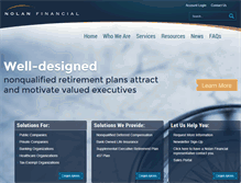 Tablet Screenshot of nolanfinancialgroup.com